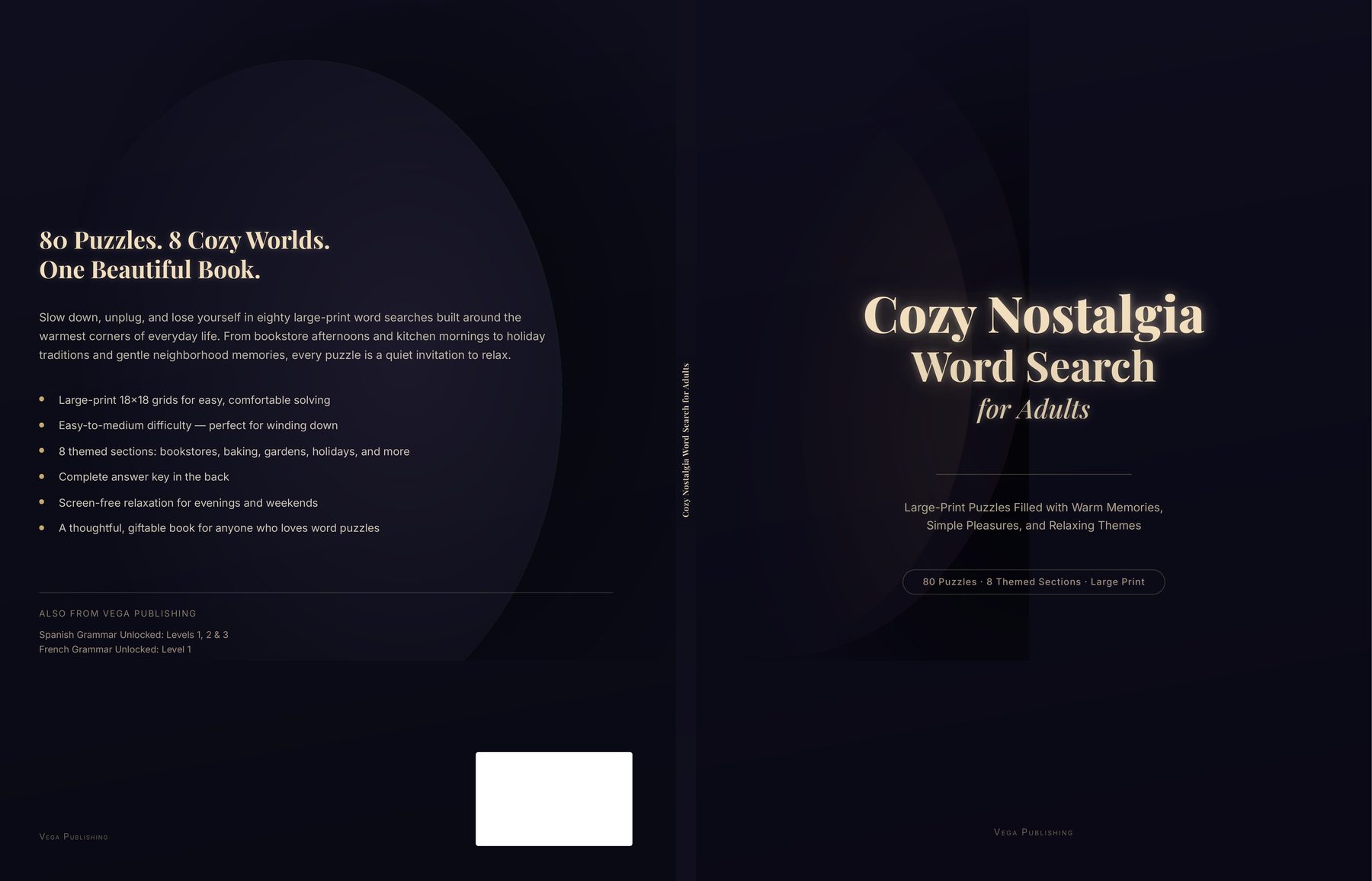 Cozy Nostalgia Word Search for Adults