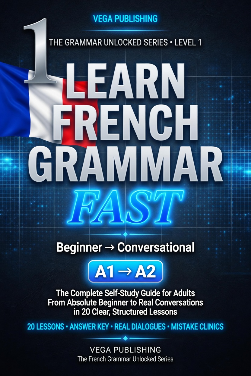 Learn French Grammar Fast cover